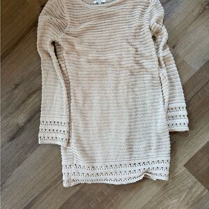 Z- supply Beige Knit Sweater Dress S